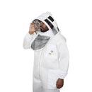 Beekeeping Starter Kit For Beekeepers With OZ Bee 2 Layer Mesh Ventilated Hoodie Viel Suit Protective Gear