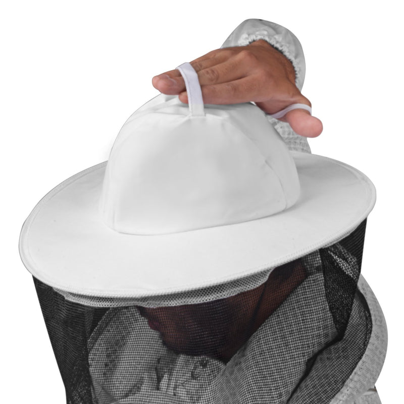 Beekeeping Starter Kit For Beekeepers With OZ Bee Premium 3 Layer Mesh Ventilated Round Head Suit Protective Gear