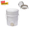 10 LTR Honey Harvesting Bucket With Honey Gate, + Stainless Steel Double layer Honey Sieve
