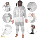 Beekeeping Starter Kit For Beekeepers With OZ Bee Premium 3 Layer Mesh Ventilated Hoodie Style Suit Protective Gear