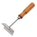 Queen Bee Stainless Steel Queen Excluder Cleaner with Wooden Handle