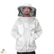 Beekeeping Bee Jacket 2 Layer Mesh Round Head Ultra Light Jacket Protective Equipment
