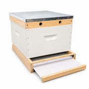 10 Frame FD Single Storey Beehive – Assembled & Painted with Frame Options & Mesh Bottom Board - Ozee beekeeping Supplies