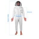 OZBEE Beekeeping Suit Standard Cotton With Hood Style Veil