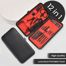 12PCS/Set Tools Manicure Pedicure Kit Stainless Steel Nail Grooming Clippers - Ozee beekeeping Supplies