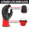 Work Gloves Latex Coated General Purpose Hand Protection Garden Mechanic
