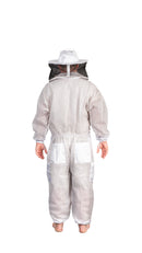 OZBEE Beekeeping Suit 3 Layer Mesh Ultra Cool Ventilated Round Head Beekeeping Protective Gear