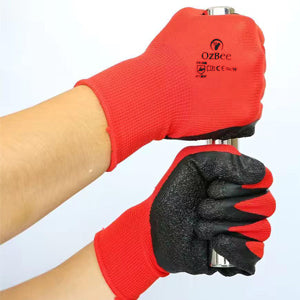 Work Gloves Latex Coated General Purpose Hand Protection Garden Mechanic