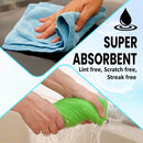 100 PCS  Assorted Microfibre Cloths Car Cleaning  Detailing Towels Washing Duster