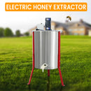 4 Frame Electric Honey Extractor Stainless Steel with Bottom Honey Gate