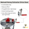 Manual Honey Extractor Drive Gear Assembly, Stainless Steel Honey Extractor Manual Spinner Crank for Beekeeping Purpose