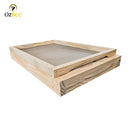 5 X 8F FRAME STAINLESS STEEL MESH BEE HIVE BOTTOM BASE BEEHIVE NZ PINE - Ozee beekeeping Supplies