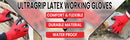 Work Gloves Latex Coated General Purpose Hand Protection Garden Mechanic