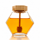 380ml Glass Honey Jars with Wooden Honey Spoons & Lids – Honey Packaging & Gift Jars