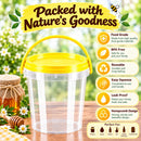 1KG Plastic Honey Bucket with Lid – Bulk Buy Honey Containers | Wholesale