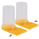 Beehive Water Dispenser, Beehive Entrance Bee Feeder Round Yellow - Ozee beekeeping Supplies