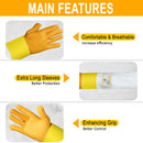 Beekeeping Bee Gloves – Premium Cowhide Leather Protective Gloves - Ozee beekeeping Supplies