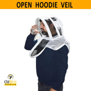Beekeeping Half Body Hoodie Veil Protective Gear - Ozee beekeeping Supplies