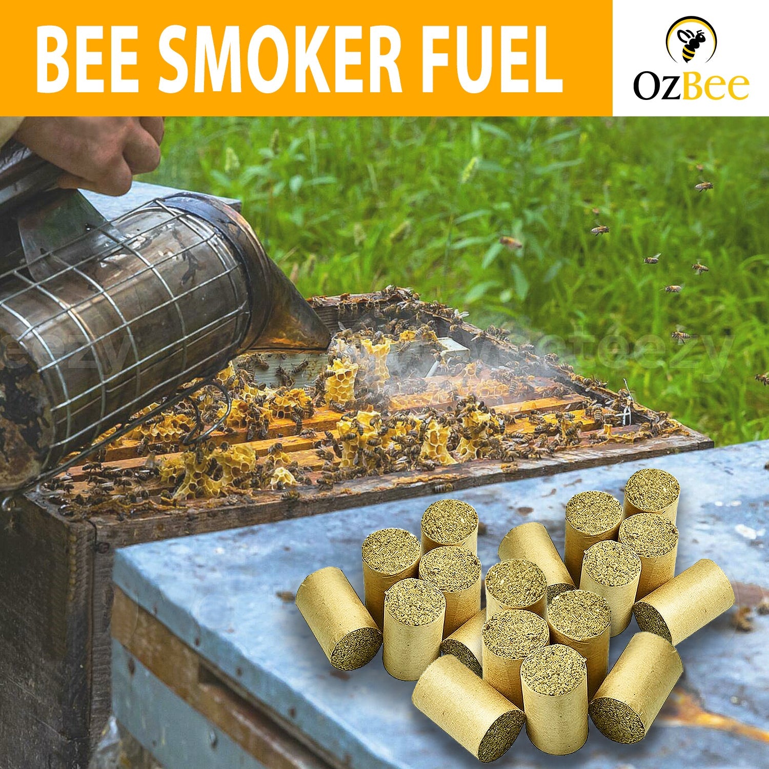 54pcs Bee Smoker Fuel Herbal Pellets | Beekeeping Supplies – Ozee ...