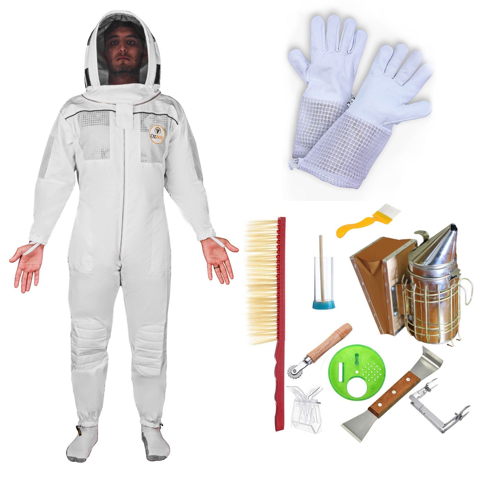 3 Mesh Ultra Cool Breeze Ventilated Bee Suit Protective Gear | OZ BEE ...