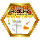 Hexagonal Honey Jar Labels - Ozee beekeeping Supplies