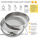 Honey Harvesting Filter – Double Layer Stainless Steel Honey Sieve - Ozee beekeeping Supplies
