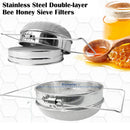 Honey Harvesting Filter – Double Layer Stainless Steel Honey Sieve - Ozee beekeeping Supplies