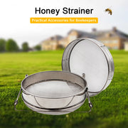 Honey Harvesting Filter – Double Layer Stainless Steel Honey Sieve - Ozee beekeeping Supplies