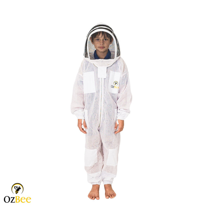 OZBEE Beekeeping Kids Suit 3 Mesh Layer Beekeeper Protective Gear - Ozee beekeeping Supplies