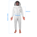 OZBEE Beekeeping Suit Standard Cotton With Hood Style Veil - Ozee beekeeping Supplies