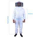 OZBEE Beekeeping Suit Standard Cotton With Round Head Veil - Ozee beekeeping Supplies