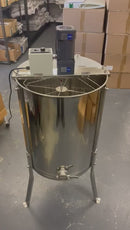 4 Frame Electric Honey Extractor Stainless Steel with Bottom Honey Gate