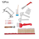 12Pcs Beekeeping Tool Kit, Worm Needle Nest Frame Clip Queen Bee Marked Bottle for Professional Beekeepers