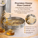 Stainless Steel Double-layer Bee Honey Sieve Filtration, Strainer Honey Harvesting Tool 14cm Large