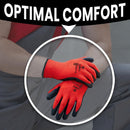 Work Gloves Latex Coated General Purpose Hand Protection Garden Mechanic 6 Pairs - Ozee beekeeping Supplies