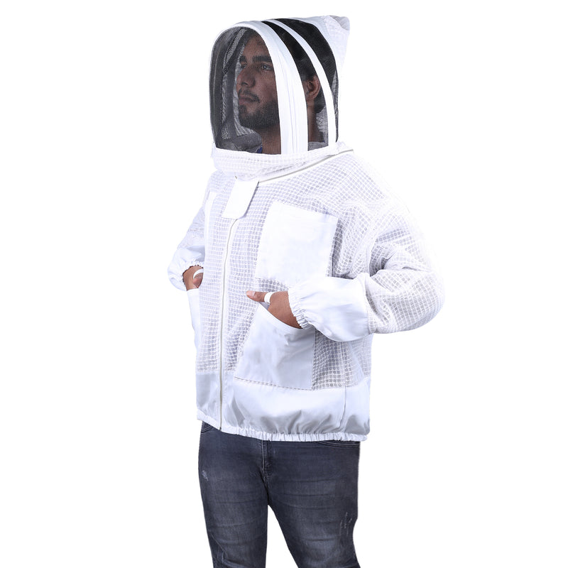 Beekeeping Bee Jacket 3 Layer Mesh Hoodie Jacket & Trouser Protective Equipment