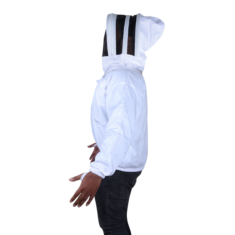 Beekeeping Bee Cotton Jacket With Hood Style Veil Protective Gear