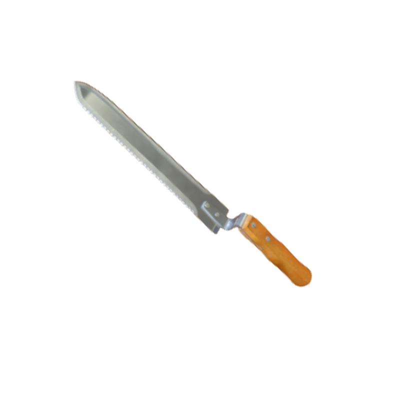 Stainless Steel Z-shaped Uncapping Serreted Knife for Honey Extraction & Cutting, Double-sided Sharp Beekeeping Tools