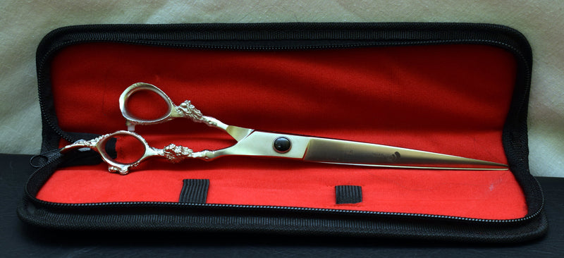 Ovial - Carved Stainless Steel Professional Scissor 9"