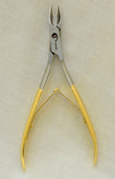 Ovial SH- 24 kt Gold Plated Professional Stainless Steel Cuticle Nipper for Manicure & Pedicure