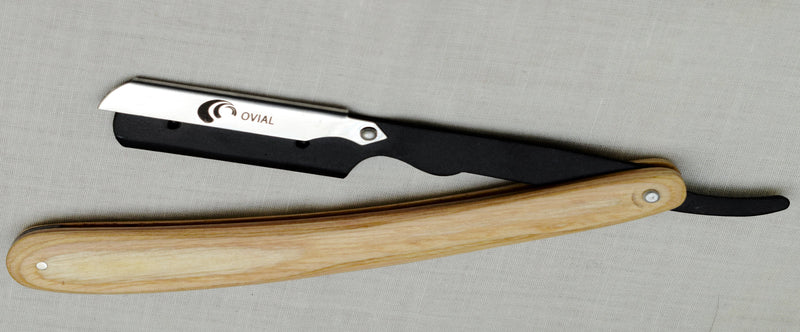 OVIAL- Extra Long Wooden Handle Professional Razor