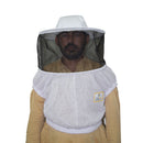 Beekeeping Bee Half Body Round Head Veil 3 Layer Mesh Ventilated Protective Gear