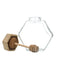 Honey Glass Jar With Wooden Honey Spoon 380 ML