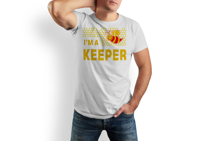 Men's T-Shirt Short Sleeve For Beekeepers
