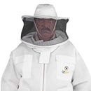 Beekeeping Bee Jacket 2 Layer Mesh Round Head Ultra Light Jacket Protective Equipment