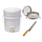 Honey Harvesting Knife Bucket 20 Ltr With Honey Gate, Double layer Filter sieve