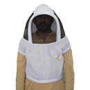 Beekeeping Bee Half Body Open Hoodie Style Veil 3 Mesh Layer Ventilated Protective Gear - Ozee beekeeping Supplies