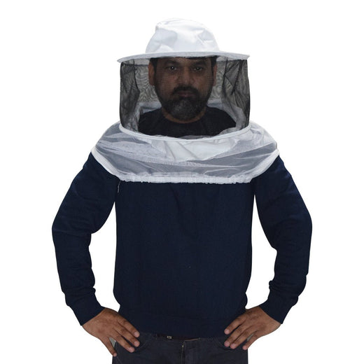 Beekeeping Bee Half Body Round Head Veil Protective Gear - Ozee beekeeping Supplies