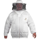 Beekeeping Bee Jacket 2 Layer Mesh Round Head Ultra Light Jacket Protective Equipment - Ozee beekeeping Supplies