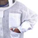 Beekeeping Bee Jacket 3 Layer Mesh Hood Beekeeping Jacket for Beekeeper - Ozee beekeeping Supplies